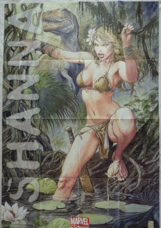 SHANNA Promo Poster, 24 x 36, 2013, MARVEL Milo Manara, Unused 304