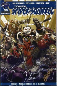 Spider Squirrel  #3 2022 Kickstarter Exclusive Cover KSEXC Foil EB200