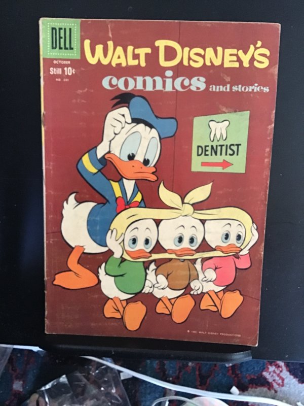 Walt Disney's Comics & Stories #241 (1960) Uncle Scrooge by Barks! Mid g...