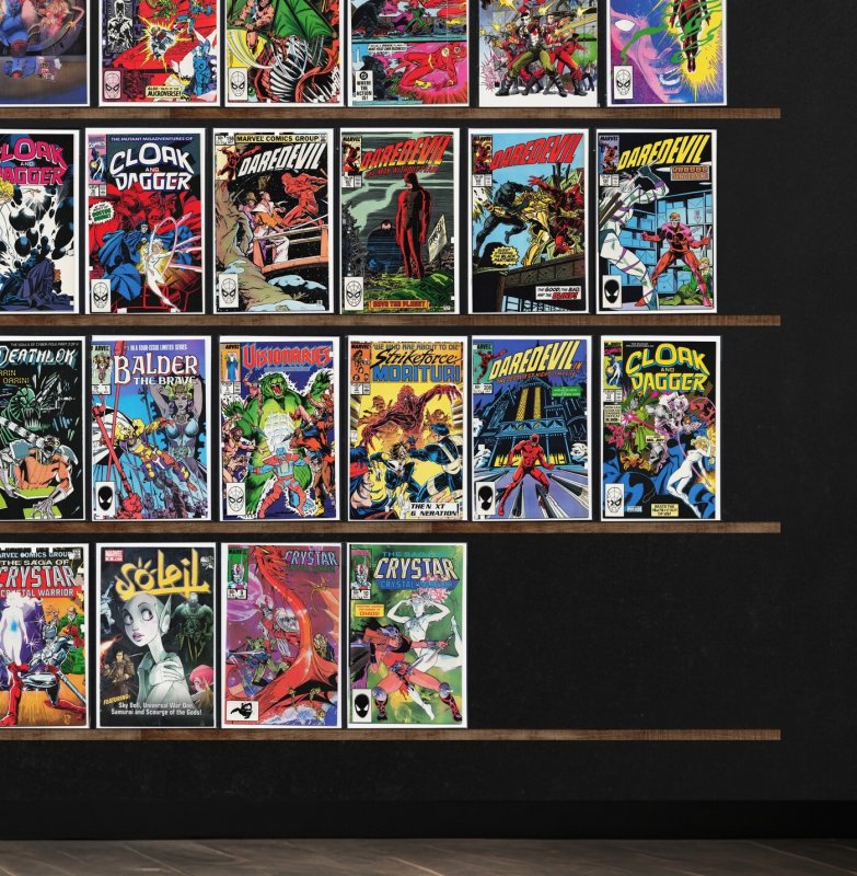 Huge Lot 150+ Comics with Daredevil, Captain America, Robocop, X-Factor & More!