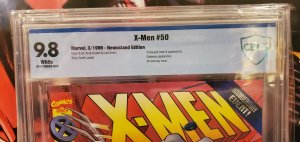 X-men #50 - RARE Newsstand Edition CBCS 9.8