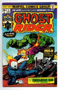 Ghost Rider #11 - vs Hulk - Ploog - 1975 - VF/NM
