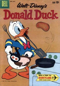Donald Duck (Walt Disney's) #73 GD ; Dell | low grade comic September 1960 Break