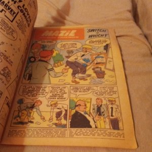 Mazie and her Boyfriends 28 Aug 1958 Harvey Comics SCARCE FINAL ISSUE silver age