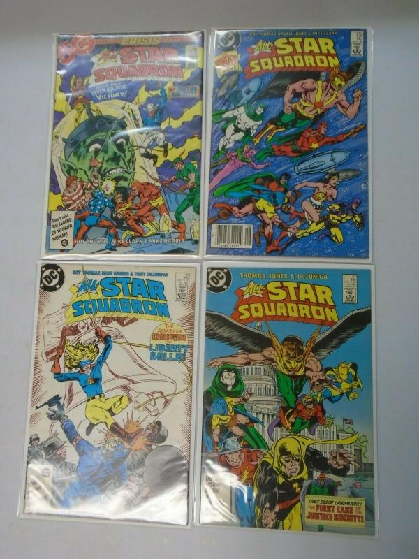 All Star Squadron comic lot 52 pieces from:#1-67 & 3ANN 6.0 FN (1981-87)