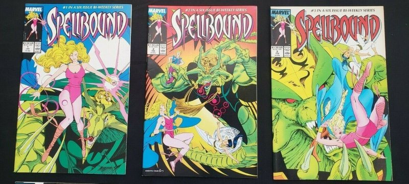 SPELLBOUND 6PC (VF/NM) ISSUES #1-6, UNCIRCULATED, NEW MUTANTS, POWER! 1988