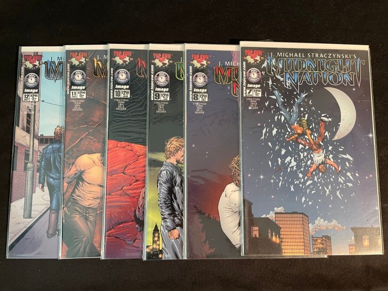 MIDNIGHT NATION #1-12 Complete Series, VFNM Condition