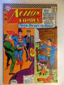 ACTION COMICS # 337 DC SUPERMAN SUPERGIRL ADVENTURE NICE