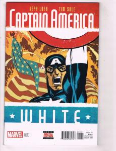 Lot Of 3 Captain America White Marvel Comic Books # 1 3 4 Tim Sale Jeph Loeb J64