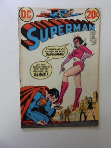Superman #261 (1973) VG/FN condition