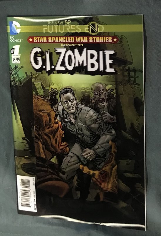 STAR-SPANGLED WAR STORIES FEATURING G.I. ZOMBIE: FUTURES END #1 3-D Motion Cover