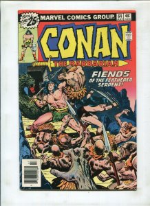 CONAN #64 (7.5) FIENDS OF THE FEATHERED SERPENT! 1974