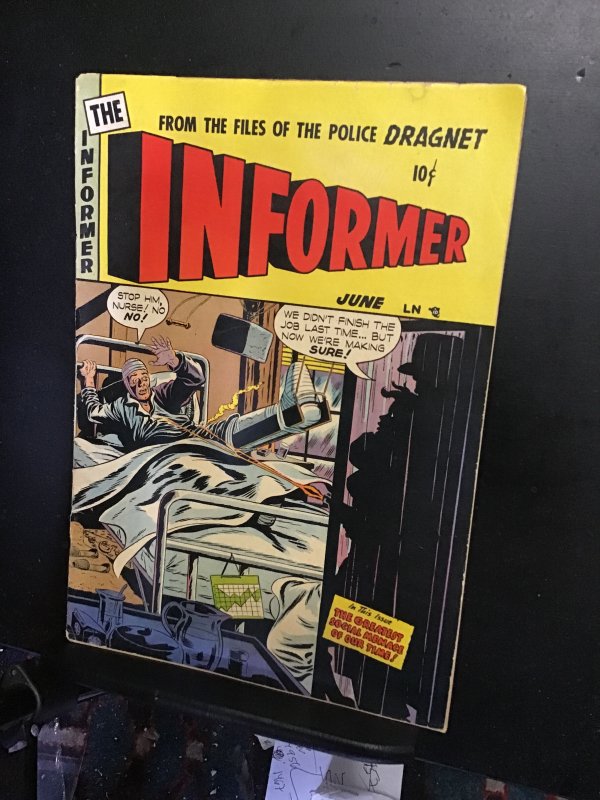 The Informer #2 1950s crime comic book! VG/FN Wow!