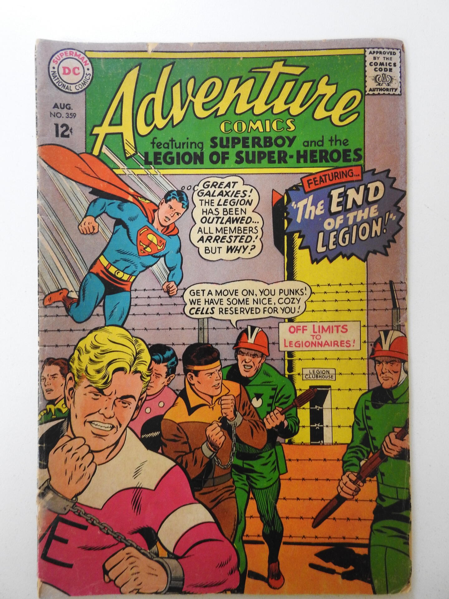Adventure Comics #359 (1967) VG- Condition | Comic Books - Silver Age ...