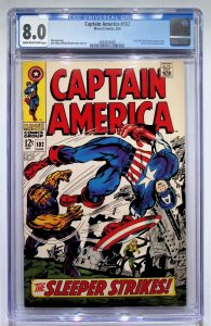 Captain America #102 (1968) Captain America CGC 8.0
