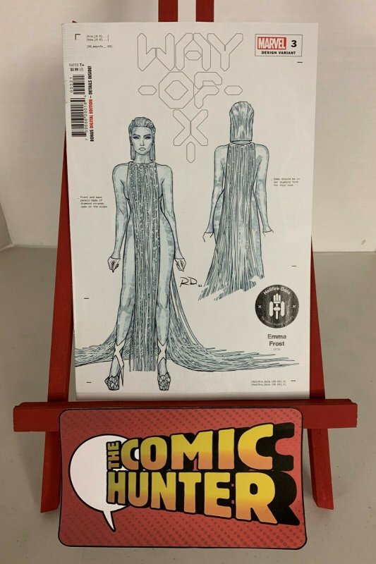 Way of X #3 Dauterman Emma Frost Design Variant 1:50  