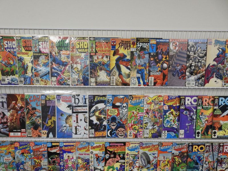 Huge Lot 190+ Comics W/ Spider-Man, Rom, Power Man, +More! Avg VF- Condition!