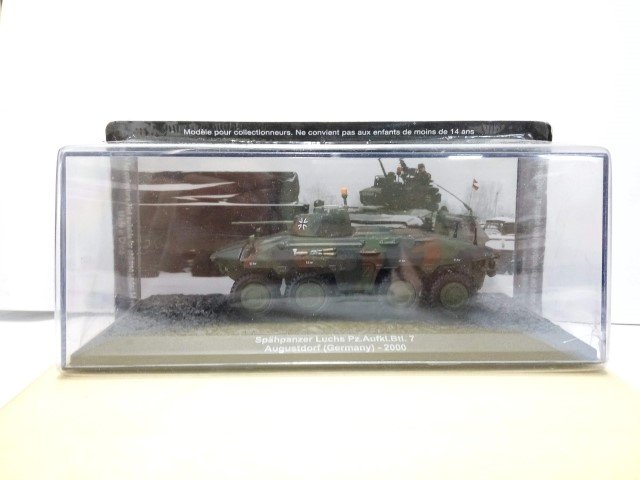 Tanque Escala/Scale Diecast Tank: SPAHPANZER LUCHS Augustdorf (Alemania 2000)