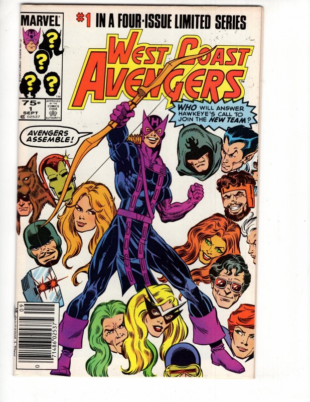 West Coast Avengers #1 Newsstand Edition (1984) VF/NM