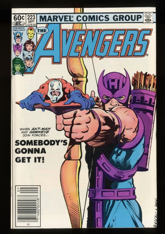 Avengers #223 NM 9.4 Newsstand Variant