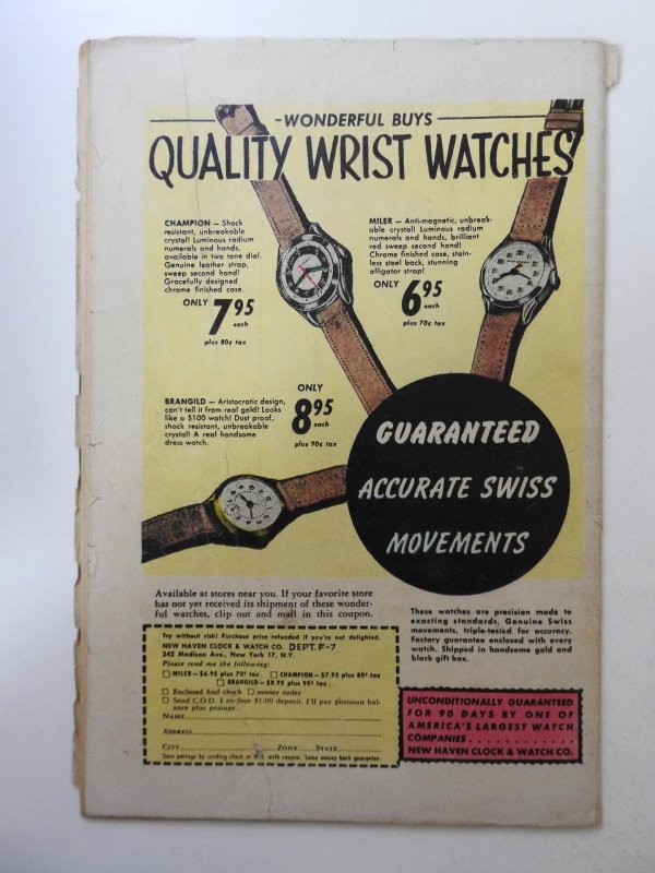 The Lone Rider #16 (1953) GD+ Condition! 2 in tear back cover