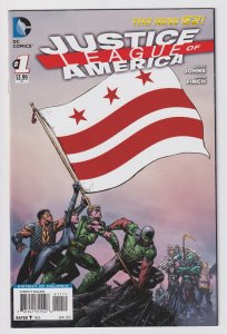 DC Comics! Justice League of America! Issue #1! The New 52! D.C. variant! 