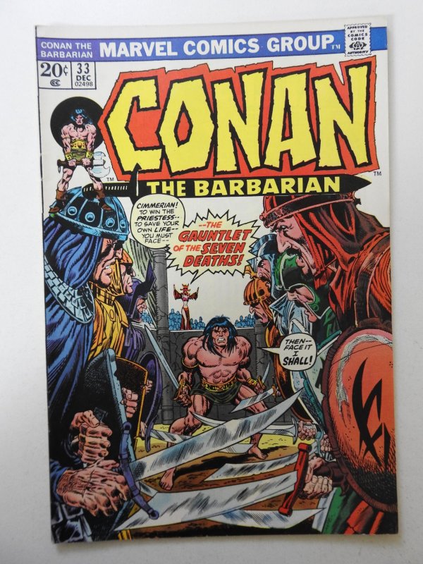 Conan the Barbarian #33 (1973) FN/VF Condition!