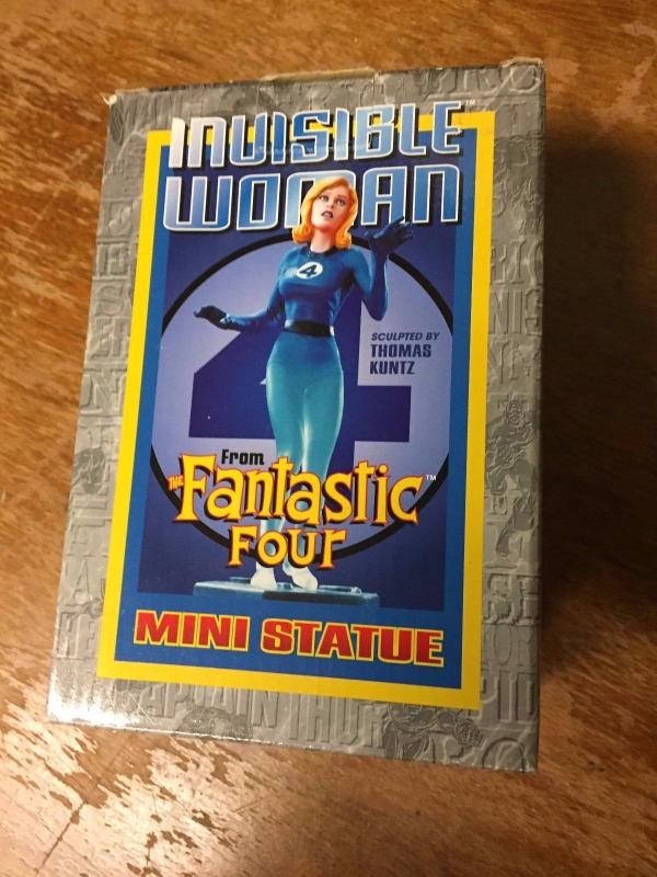 Invisible Woman Fantastic Four Mini Statue 2003 Bowen Designs IN BOX #'d TWT1