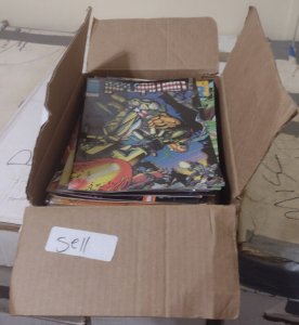 large box of comics   reader  sub mariner  12 +gi combat 111+ scooter xmen misc