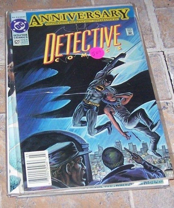 DETECTIVE COMICS  # 627 BATMAN 1991, DC  BATMAN  600TH ANNIVERSARY ISSUE 