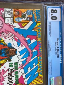 Uncanny X-Men #282, CGC 8.0