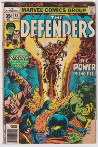 Marvel Comics! The Defenders! Issue #53! (1972 First series) 