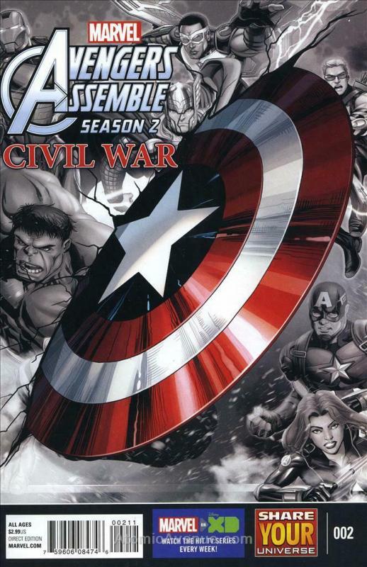 Marvel Universe Avengers Assemble: Civil War #2 VF/NM; Marvel | save on shipping