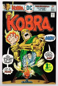 KOBRA #1, VF/NM, Twin Brothers, Jack Kirby, Snake, 1976, more DC in store