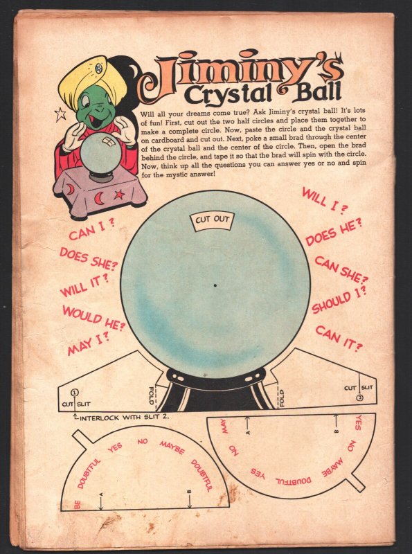 Jiminy Cricket-Four Color Comics #897 1958-Walt Disney