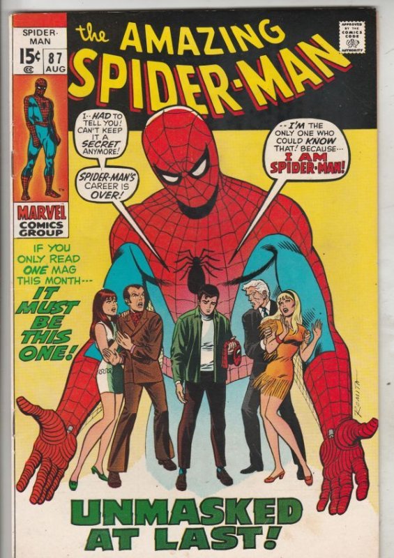 Amazing Spider-Man #87 (Aug-70) VF/NM High-Grade Spider-Man