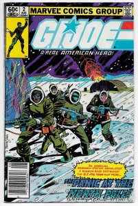 GI Joe #2 | 1st Printing | 1st App Kwinn (Marvel, 1982) GD/VG