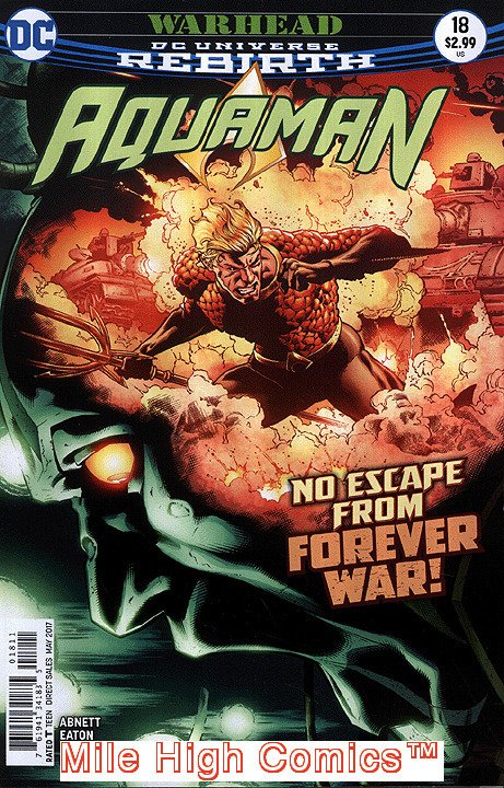 AQUAMAN  (2016 Series)  (DC REBRITH) #18 Very Fine Comics Book