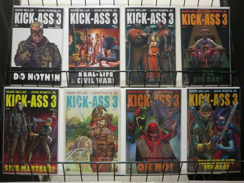KICKASS 3 (2013 ICON) 1D,2A-8A  COMPLETE!