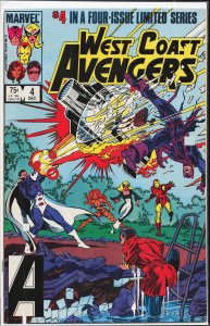 West Coast Avengers #4 (1984) West Coast Avengers / Avengers West Coast