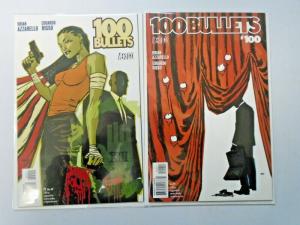 100 Bullets lot #1 reprint to #100 - 43 different books - average 8.0 - 1999