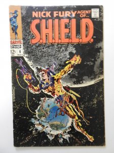 Nick Fury, Agent of SHIELD #6 (1968) VG Condition!