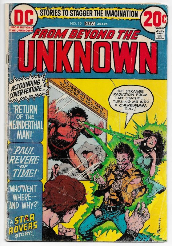 From Beyond The Unknown #19 (DC, 1972) GD/VG