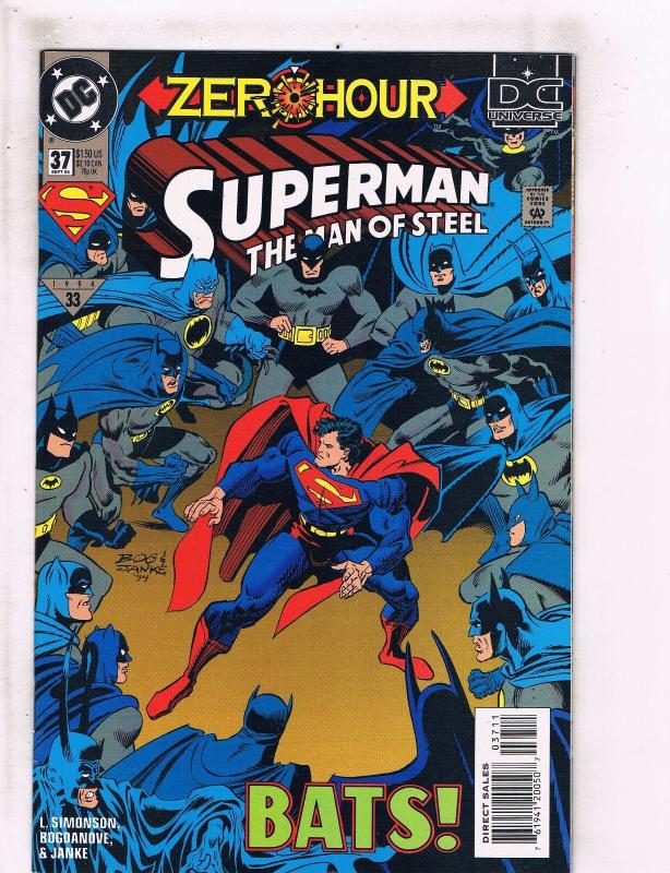 Lot of 9 Man of Steel DC Comics #30 38 39 40 41 42 43 44 45 46 Superman CB7