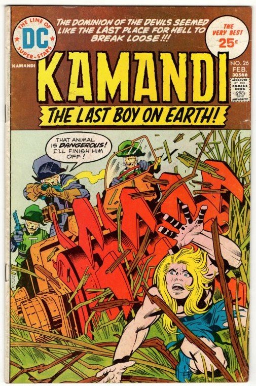 Kamandi The Last Boy on Earth #26 Jack Kirby Bronze Age DC