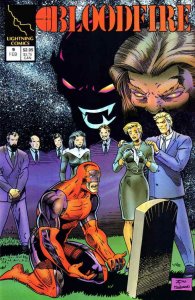 Bloodfire #9 Lightning Comics February Feb 1994 (VFNM)