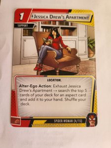 2021 Marvel Champions: The Rise of the Red Skull: Jessica Drew's Apartment