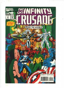 Infinity Crusade #2 VF+ 8.5 Marvel 1993 Thanos, Adam Warlock & Silver Surfer 759606013913