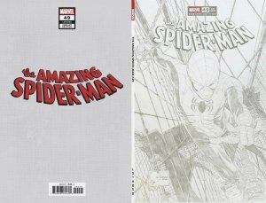 Amazing Spider-Man Vol 5 # 49 Quesada Sketch 1:100 Variant Cover