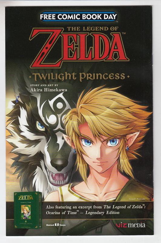 VIZ LEGEND ZELDA TWILIGHT PRINCESS OCARINA TIME (2017 VIZ MEDI  FCBD 2017